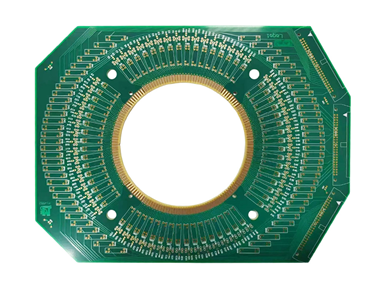 High-frequency PCB：10-layers-FR4 S1000-M-2.0mm-1/1/1/1/1/1/1/1/1/1oz-ENIG-Gold finger